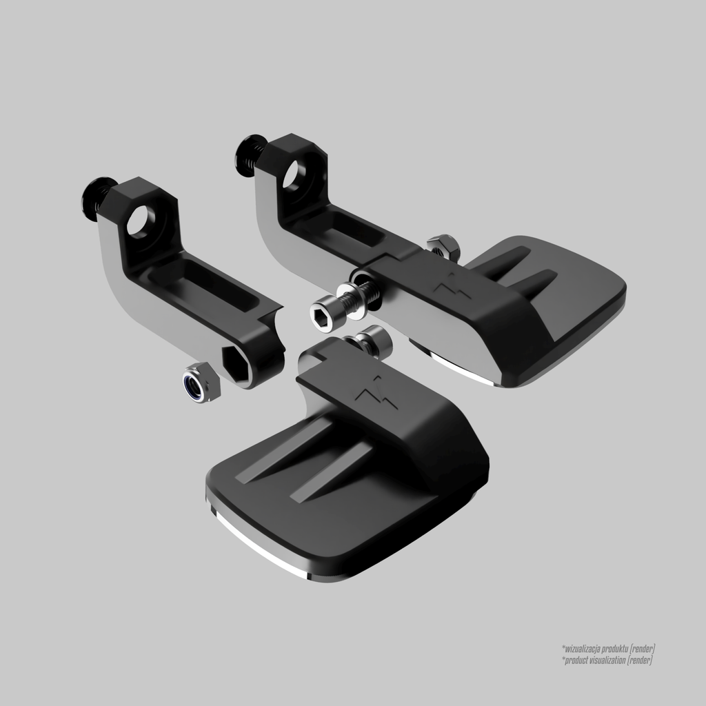 TP Underbar SM Mirrors - customowe akcesoryjne lusterka M10x1.25 montowane pod kierownicą